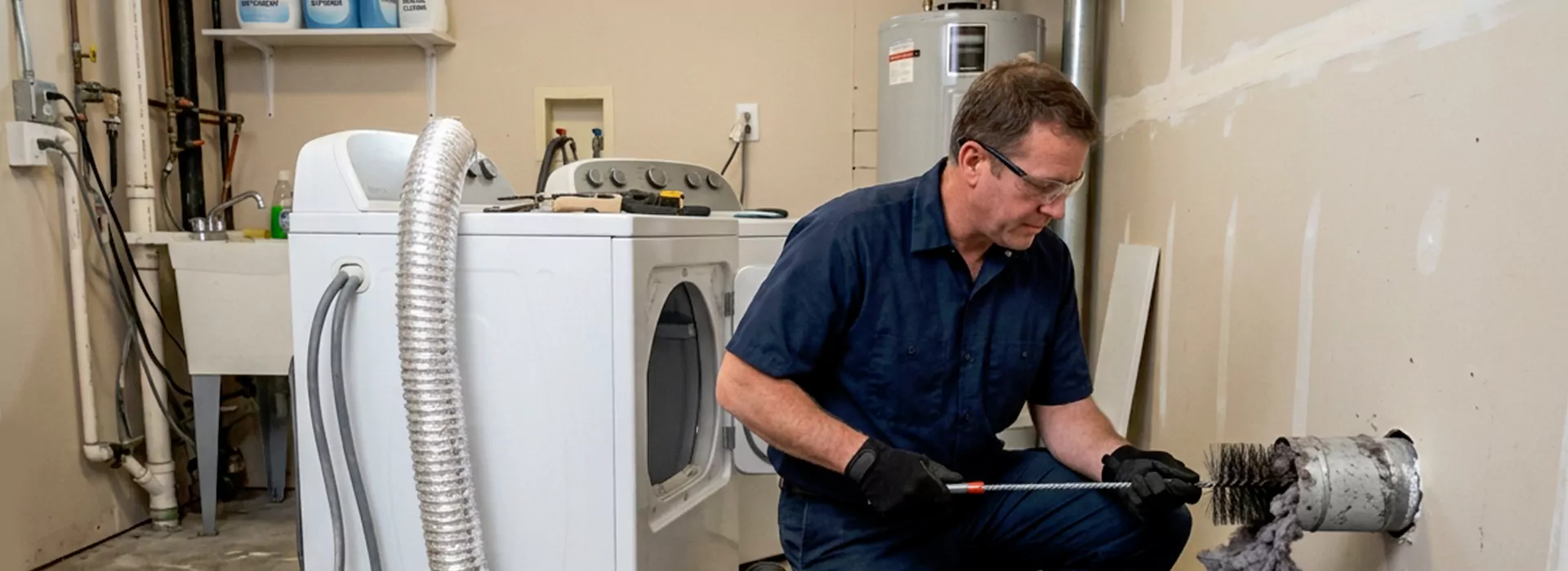 Clogged Dryer Vent Repair in Annapolis, Maryland