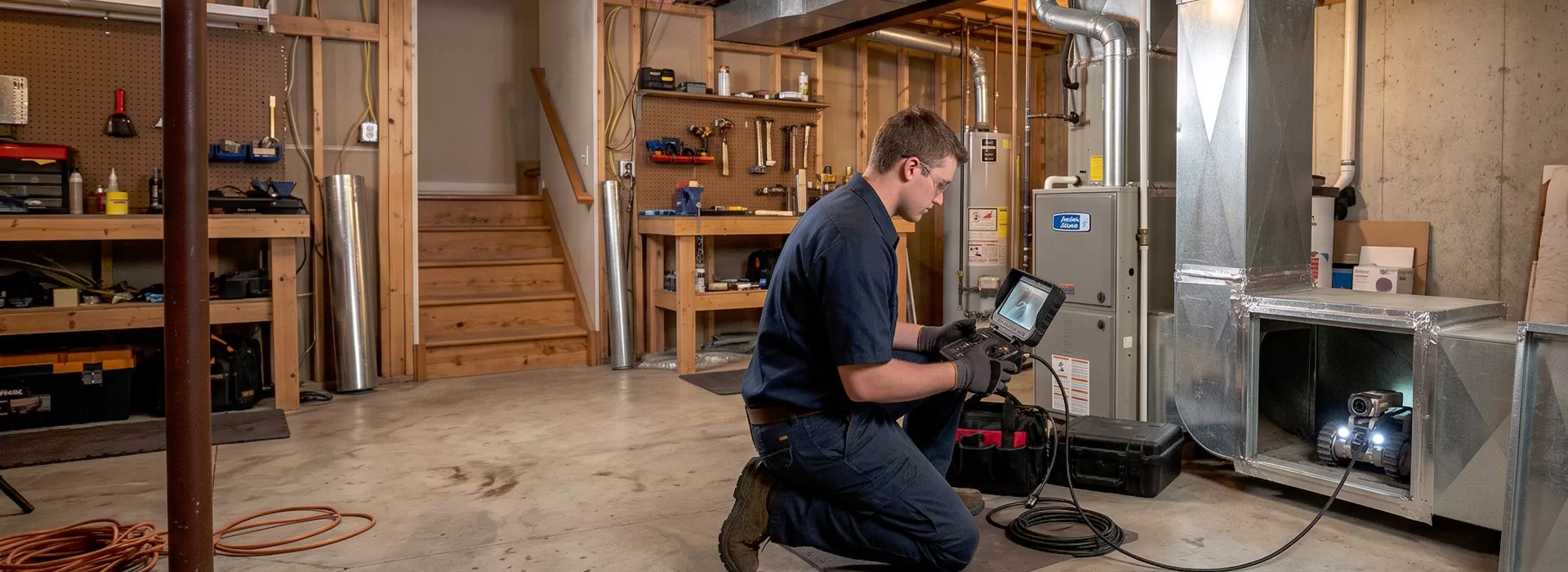 Robotic Duct Inspection Annapolis, Maryland