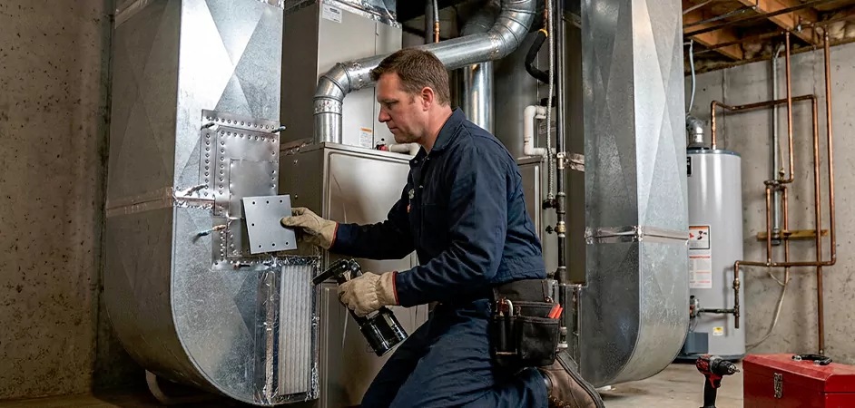 Supply and Return Plenum Repair in Annapolis