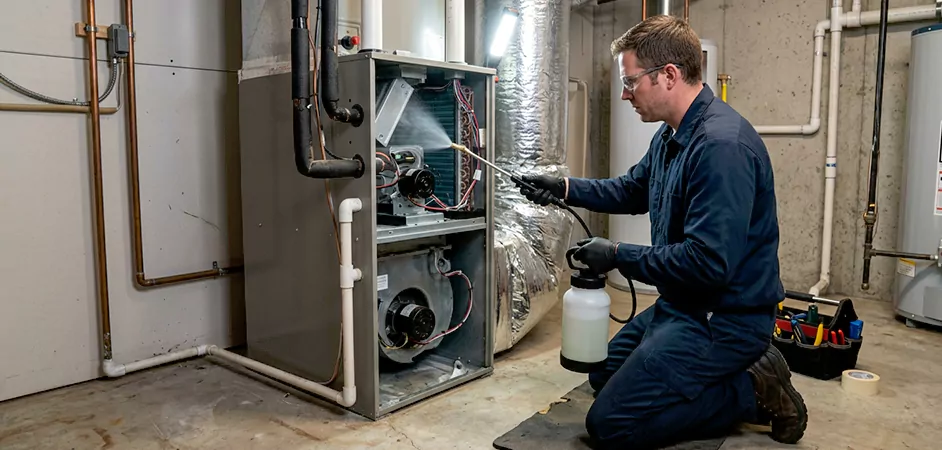 Air Handler Antimicrobial Treatment in Annapolis