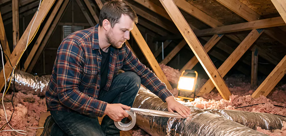 Attic Duct Sealing and Insulation in Annapolis